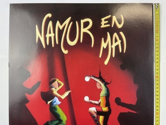 poster 'Namur en mai' ontworpen door Aurélien Tirtiaux 2000, Ophalen of Verzenden, A1 t/m A3