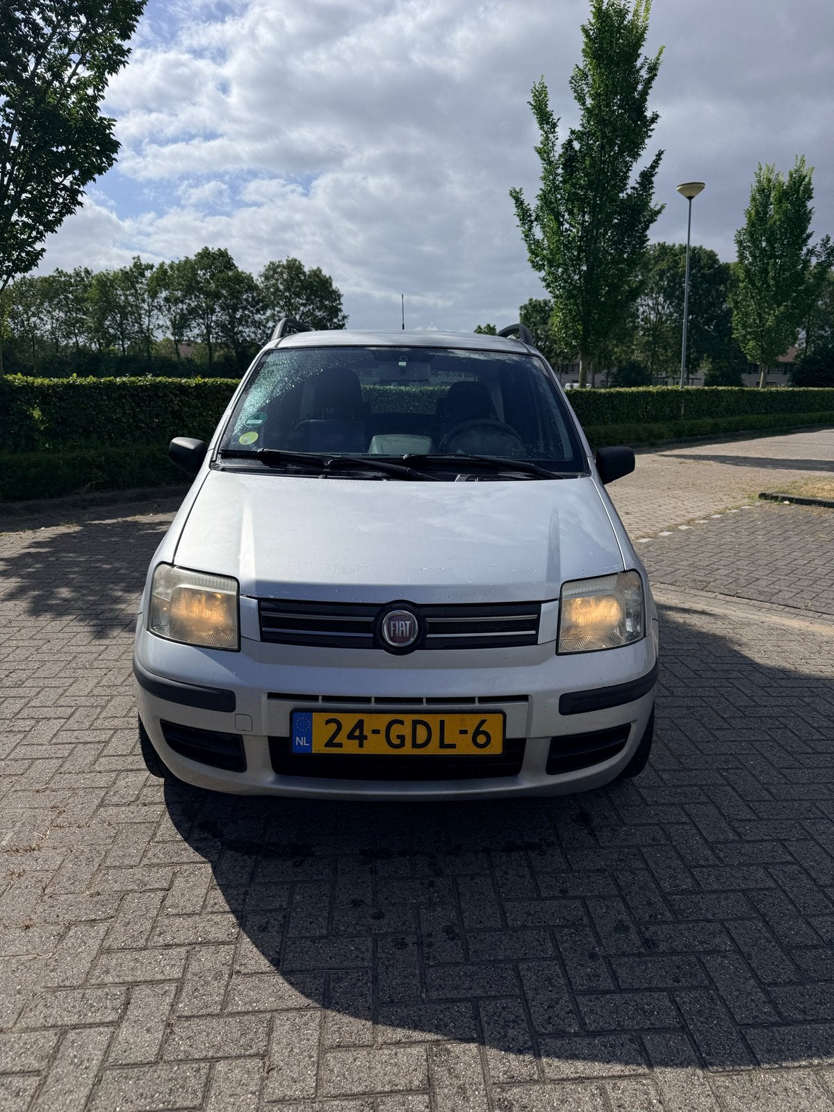 Fiat Panda 1.2 44KW 60PK 2008 Grijs, Voorwielaandrijving, Stof, Origineel Nederlands, Handgeschakeld