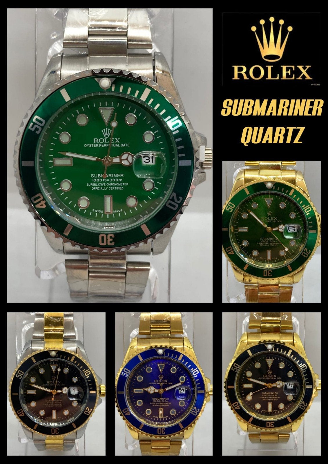 ROL SUB quartz, Ophalen of Verzenden, Waterdicht, Nieuw