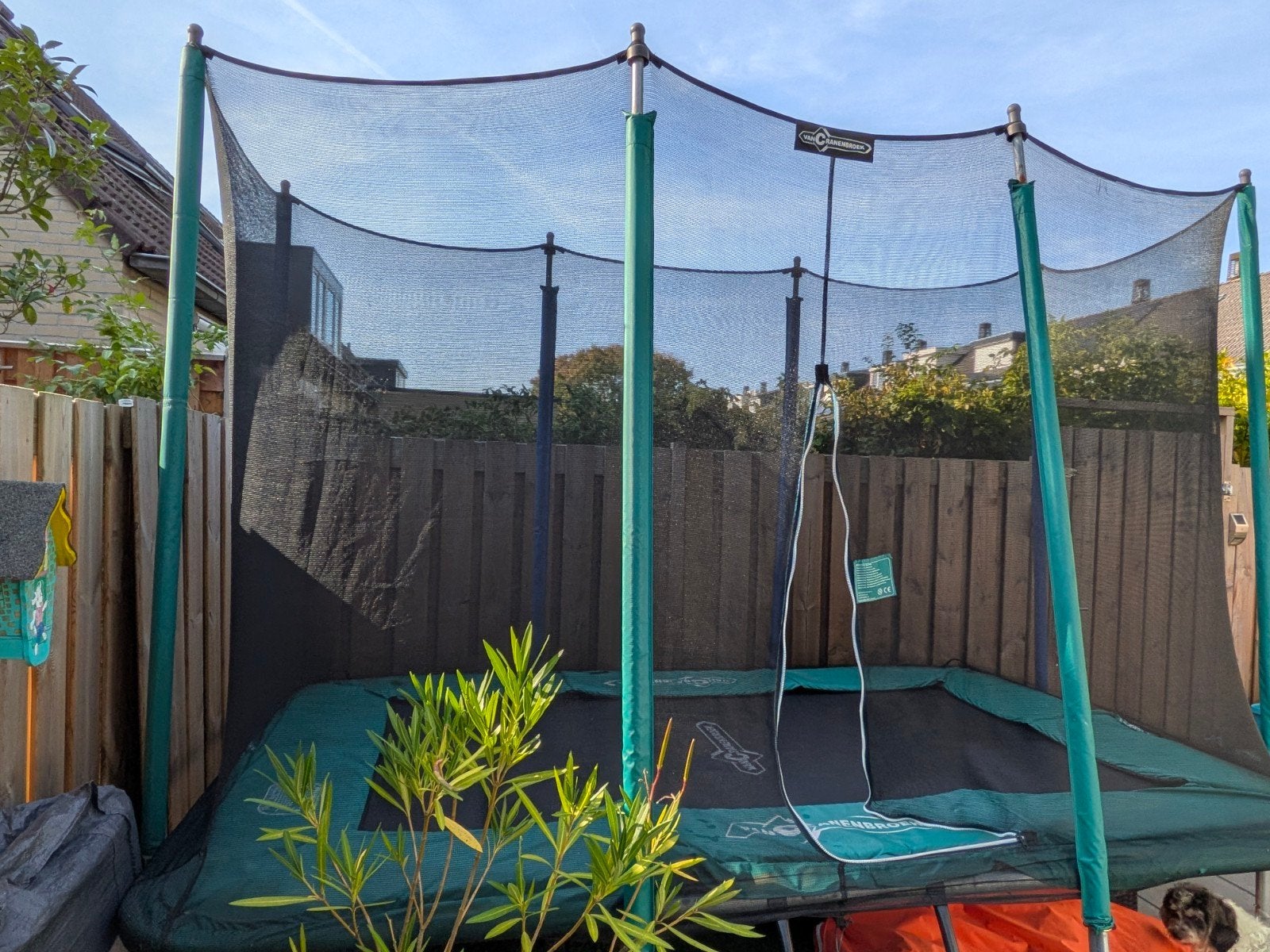 Trampoline Cranenbroek 3x2m met net en trap, Ophalen