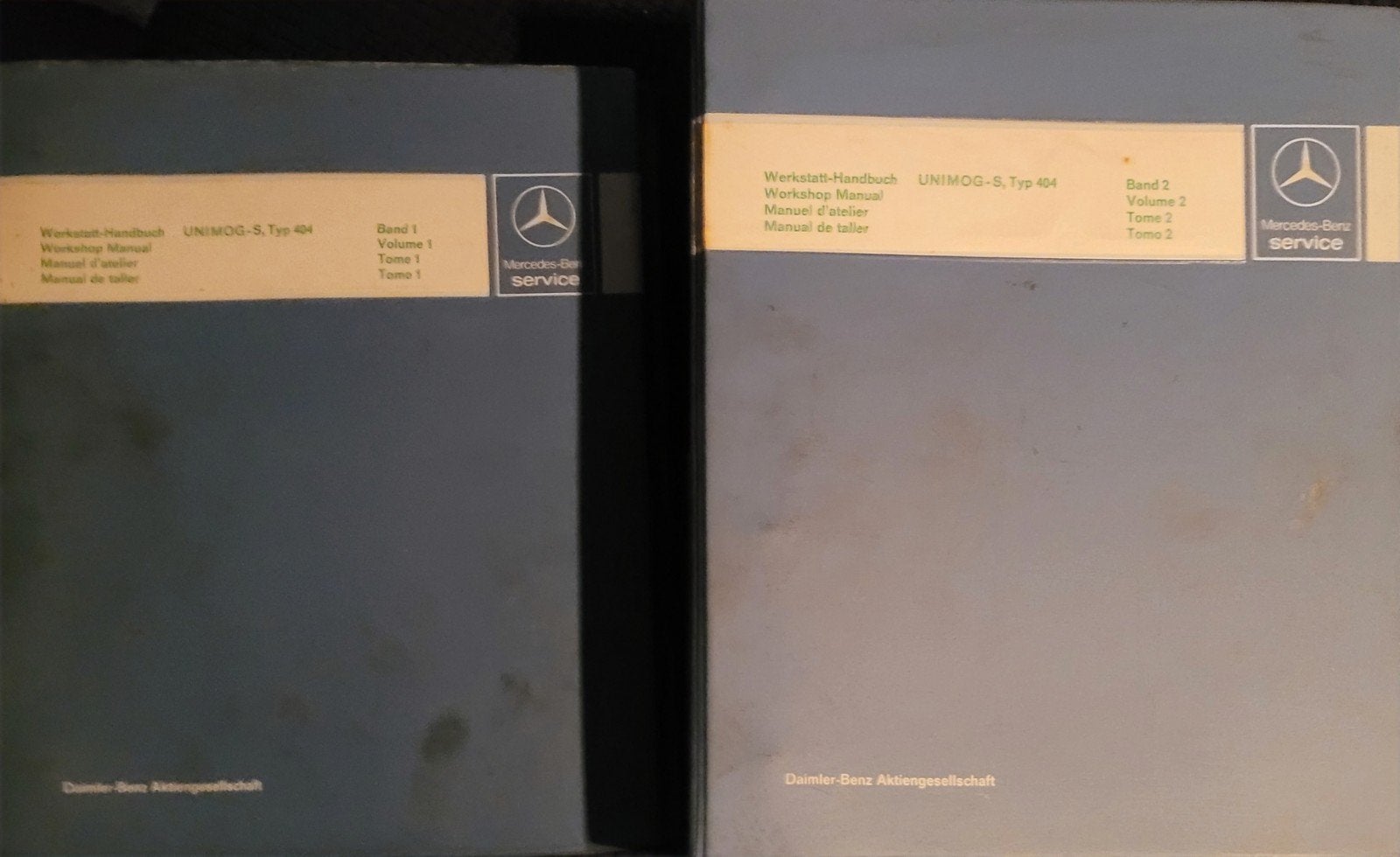 Unimog S Type 404 Werkplaatshandboek - Deel 1 & 2, Ophalen of Verzenden