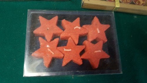 Waxinelichtjes 6x rode ster en geurkaarsen 2x16, Ophalen of Verzenden, 'T Olde Gre-j, Info@toldegrej.nl, Endepoelstraat 20f Didam