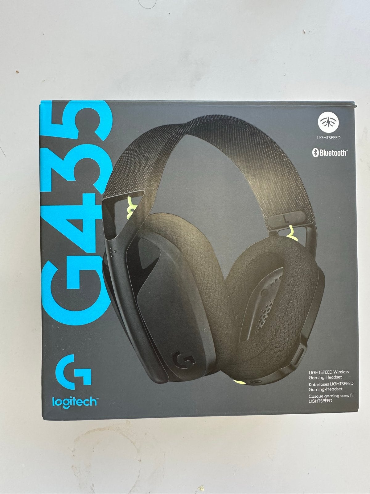 Logitech G435 Lightspeed Gaming Headset, Gaming, Ophalen of Verzenden, Zo goed als nieuw, Zwart