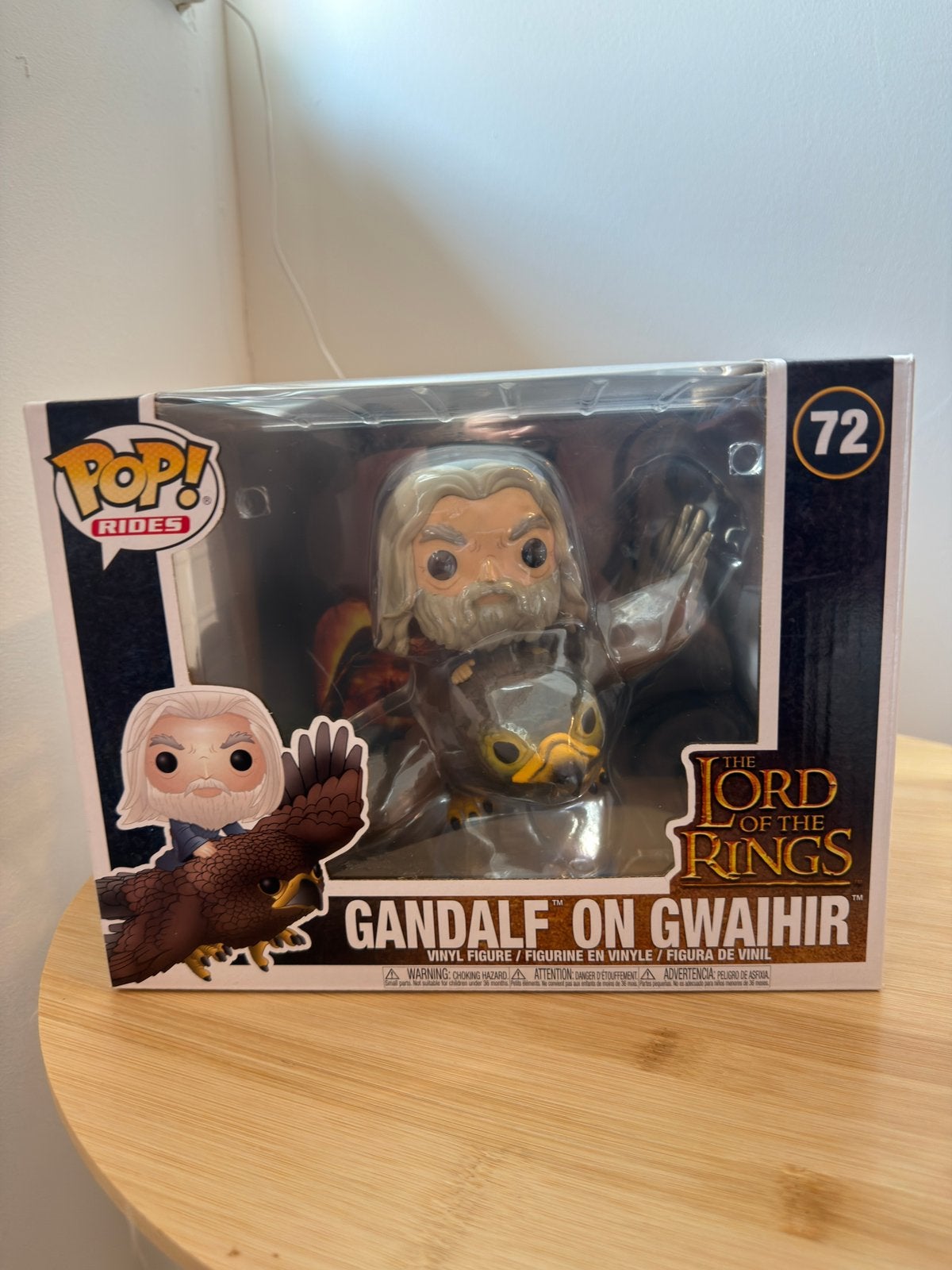 Funko Pop! Lord of the Rings Gandalf on Gwaihir 72, Ophalen of Verzenden, Zo goed als nieuw