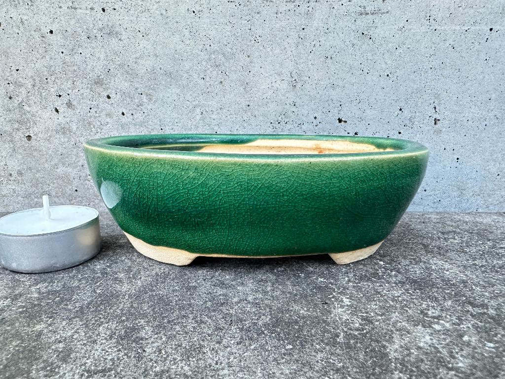 Bonsai schaal pot 14x10,5x4,5cm *****, Ophalen of Verzenden, Zo goed als nieuw, Overige vormen, Aardewerk