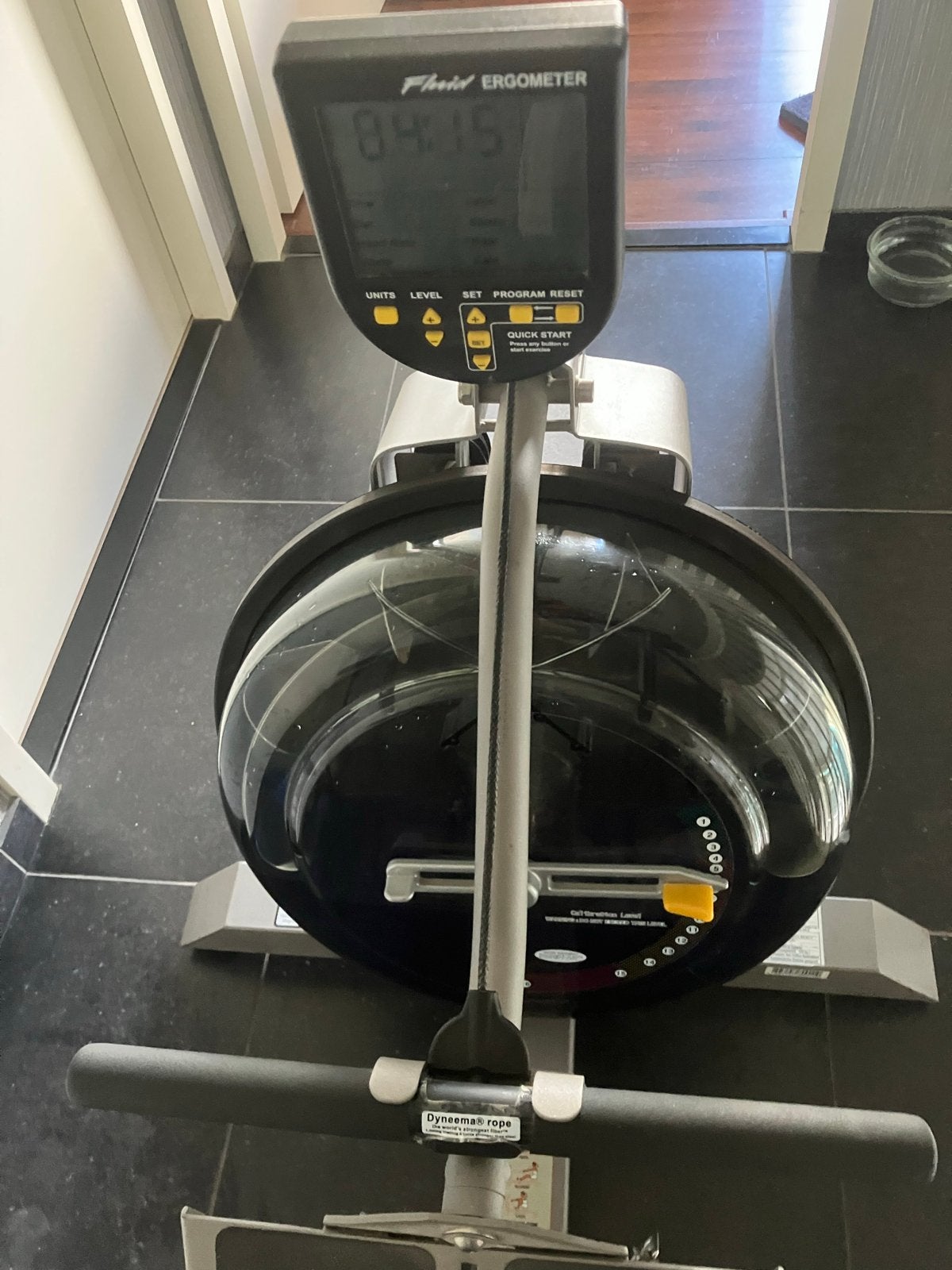 First Degree Fitness Fluid Rower E-316 Roeitrainer, Ophalen, Gebruikt, Armen, Metaal