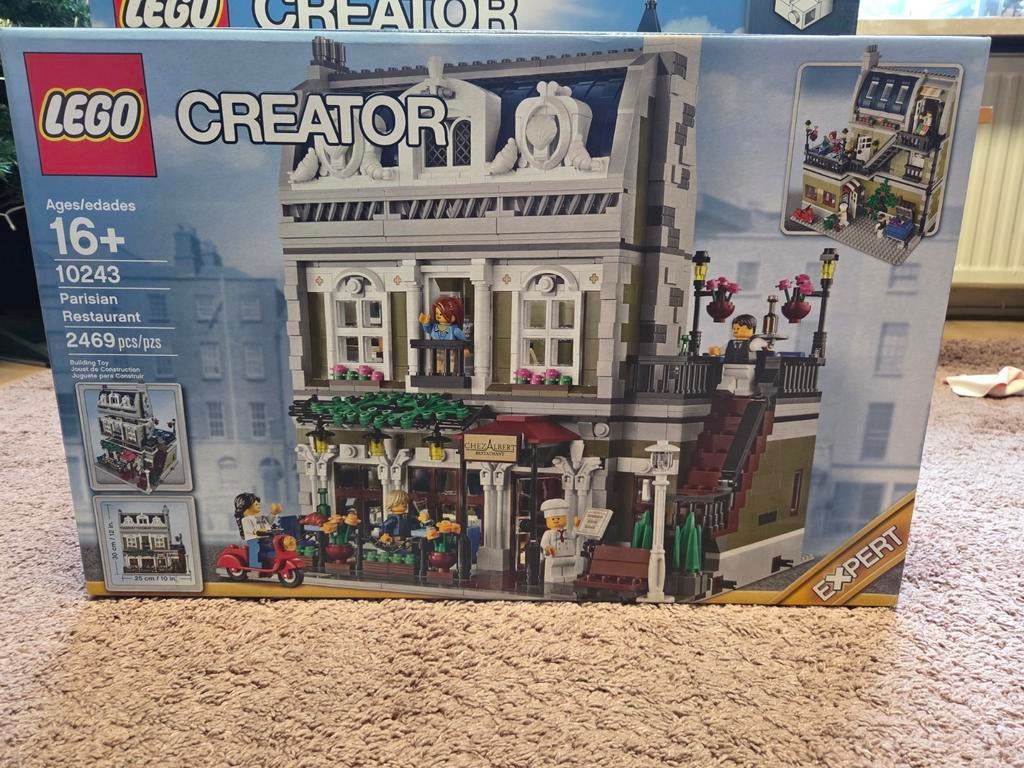 Lego Creator Expert 10243 Parijs Restaurant, Lego, Nieuw, Ophalen of Verzenden, Ongeopend/sealed
