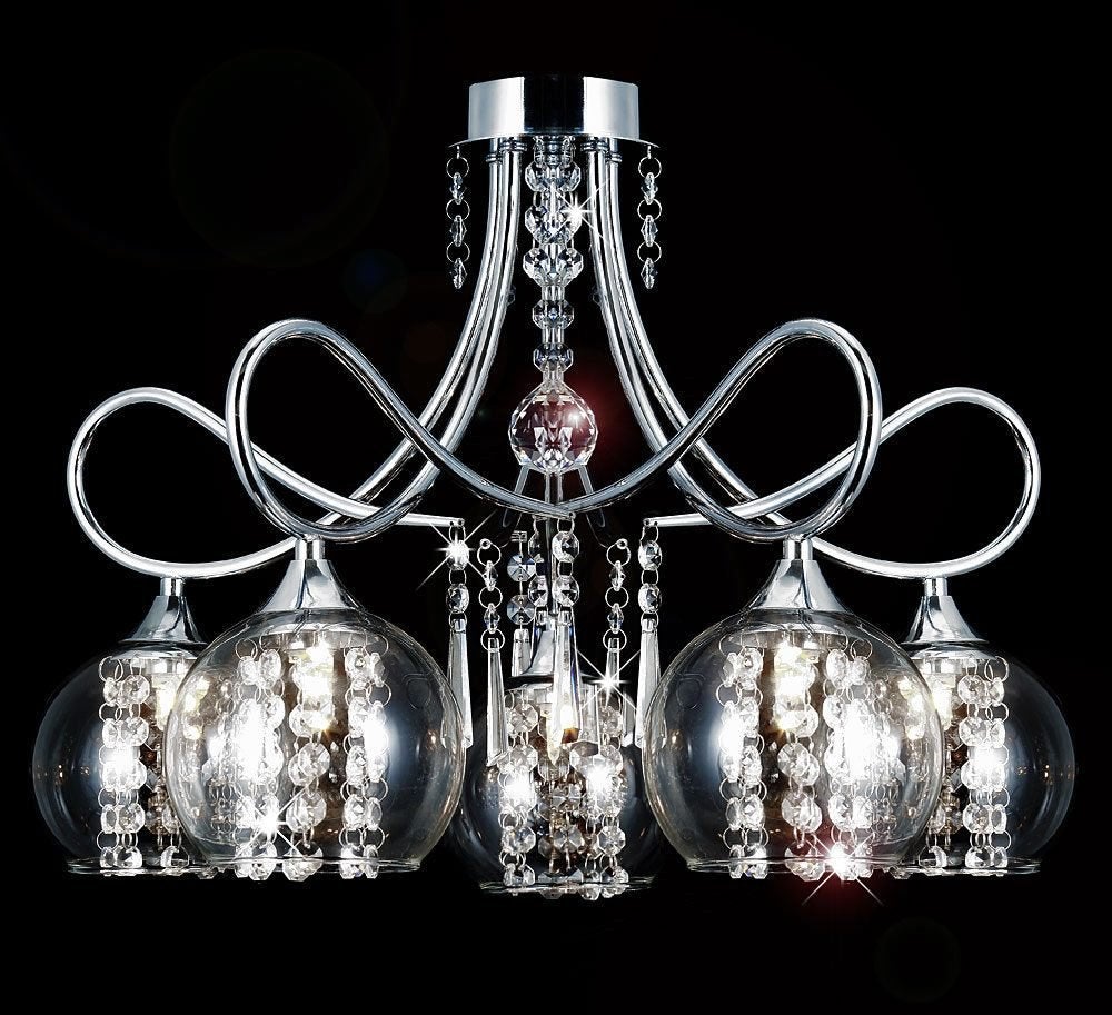 Kroonluchter kristallen Plafondlamp Hanglamp 2018-1002235803, Ophalen of Verzenden, Nieuw, Glas