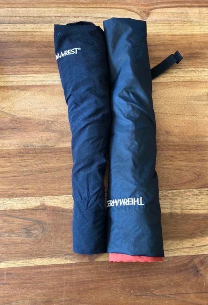 Thermarest stoelhoezen (2 stuks) - comfortabel en in goede s, Ophalen of Verzenden, Gebruikt, Campingmeubel-accessoire