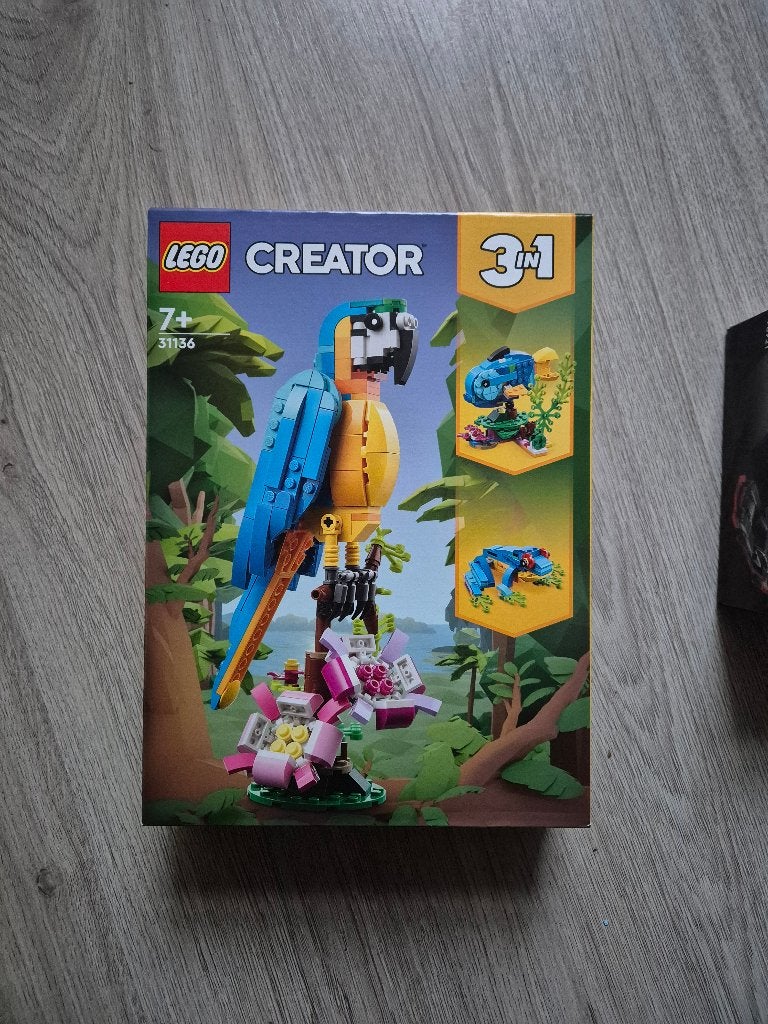 LEGO Creator 3 in 1 31136 Exotische papegaai lees besch, Ophalen of Verzenden, Nieuw, Ongeopend/sealed