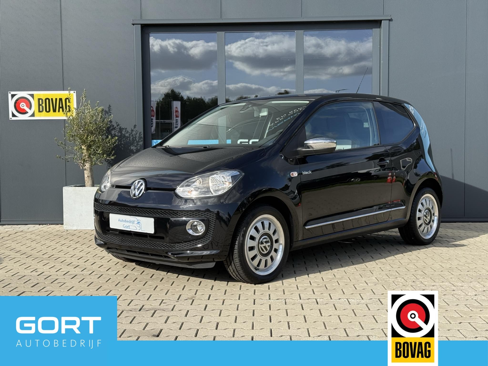 Volkswagen Up! 1.0 high up! BlueMotion BLACK UP!, Auto's, Voorwielaandrijving, Euro 5, Stof, Gebruikt