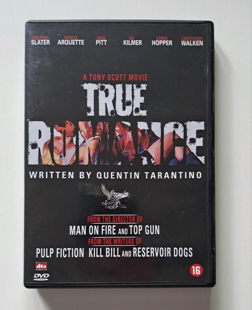 True Romance DVD - Quentin Tarantino script, Vanaf 16 jaar, Ophalen of Verzenden, Zo goed als nieuw, Actiethriller