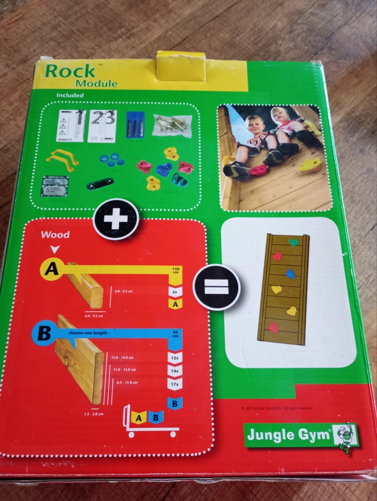 Jungle Gym rock module - Nieuw in doos met handleiding, Ophalen of Verzenden, Nieuw, Klimwand, Aanbouwonderdeel