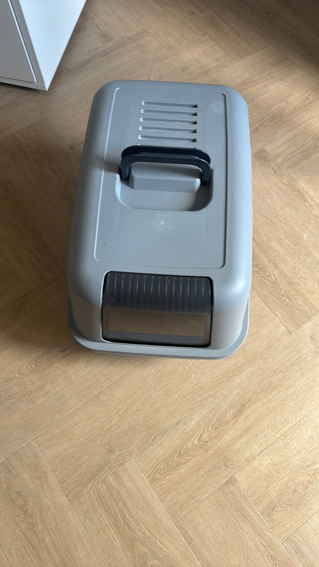 Kattenbak, Ophalen, Zo goed als nieuw
