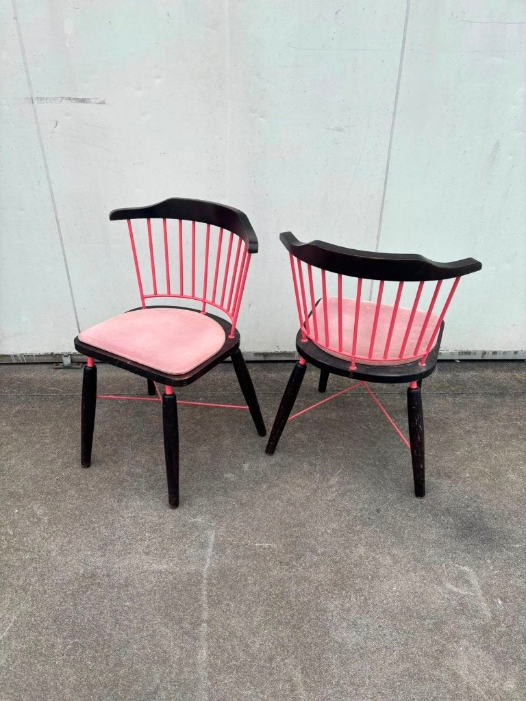 21 bistro horeca restaurant cafe stoelen Thonet Spijlenstoel, Huis en Inrichting, Stoelen, Ophalen, Gebruikt, Overige kleuren