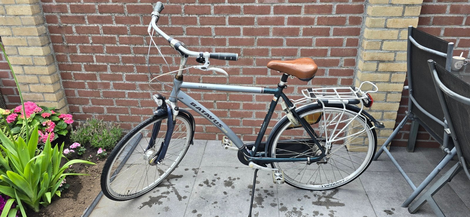 Batavus Staccato met lekke achterband, Fietsen en Brommers, Ophalen, Gebruikt, Batavus