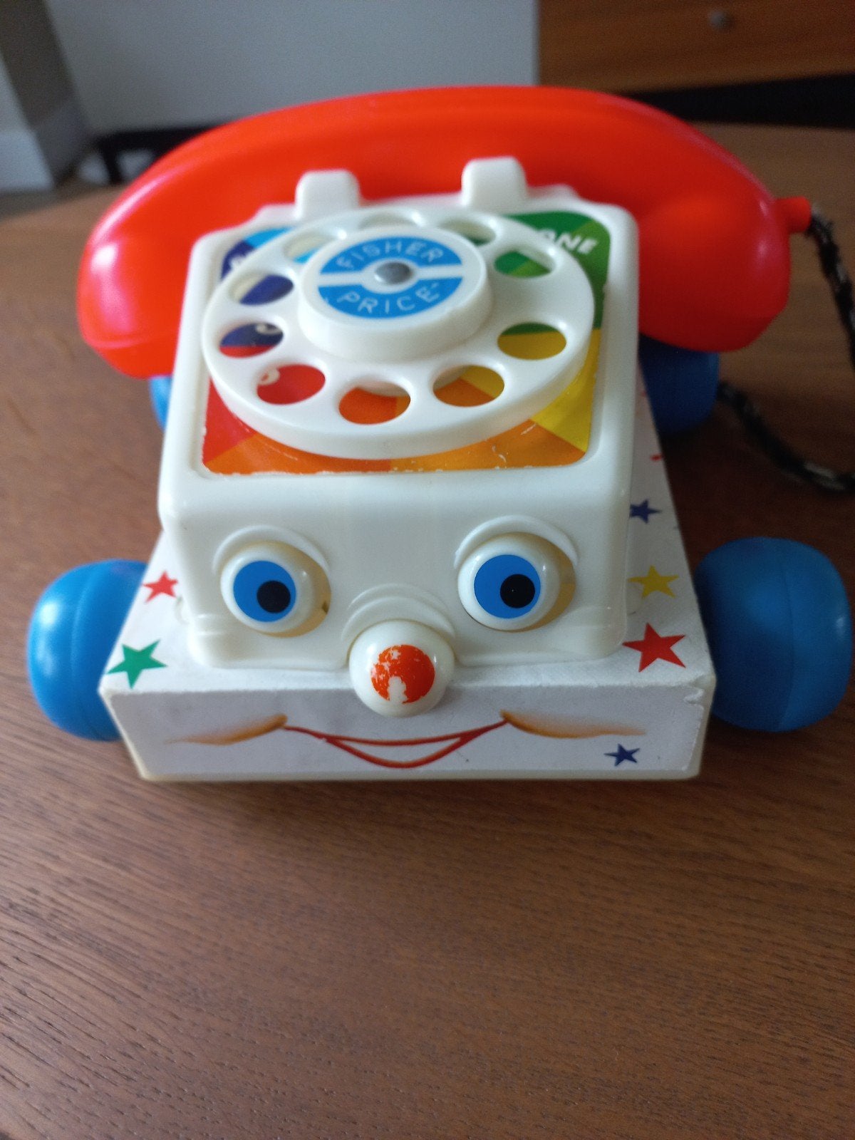 Vintage Fisher-Price Chatter Telefoon - Klassiek Speelgoed, Kinderen en Baby's, Ophalen of Verzenden, Zo goed als nieuw, Duw- of Trekspeelgoed
