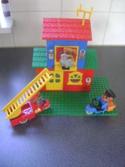 LEGO Fabuland Fire station (set 3669), Lego, Ophalen of Verzenden, Zo goed als nieuw, Compleet