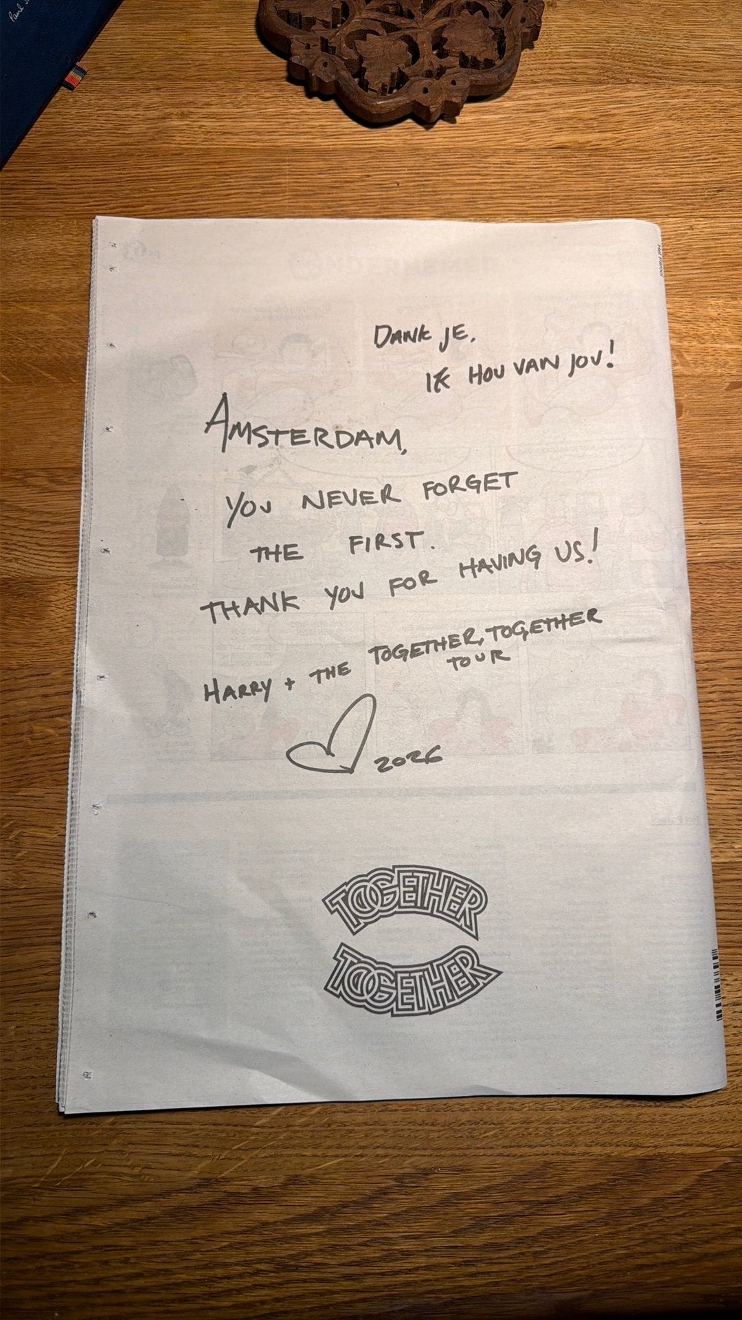 Harry Styles, Boeken, Catalogussen en Folders, Ophalen of Verzenden, Zo goed als nieuw