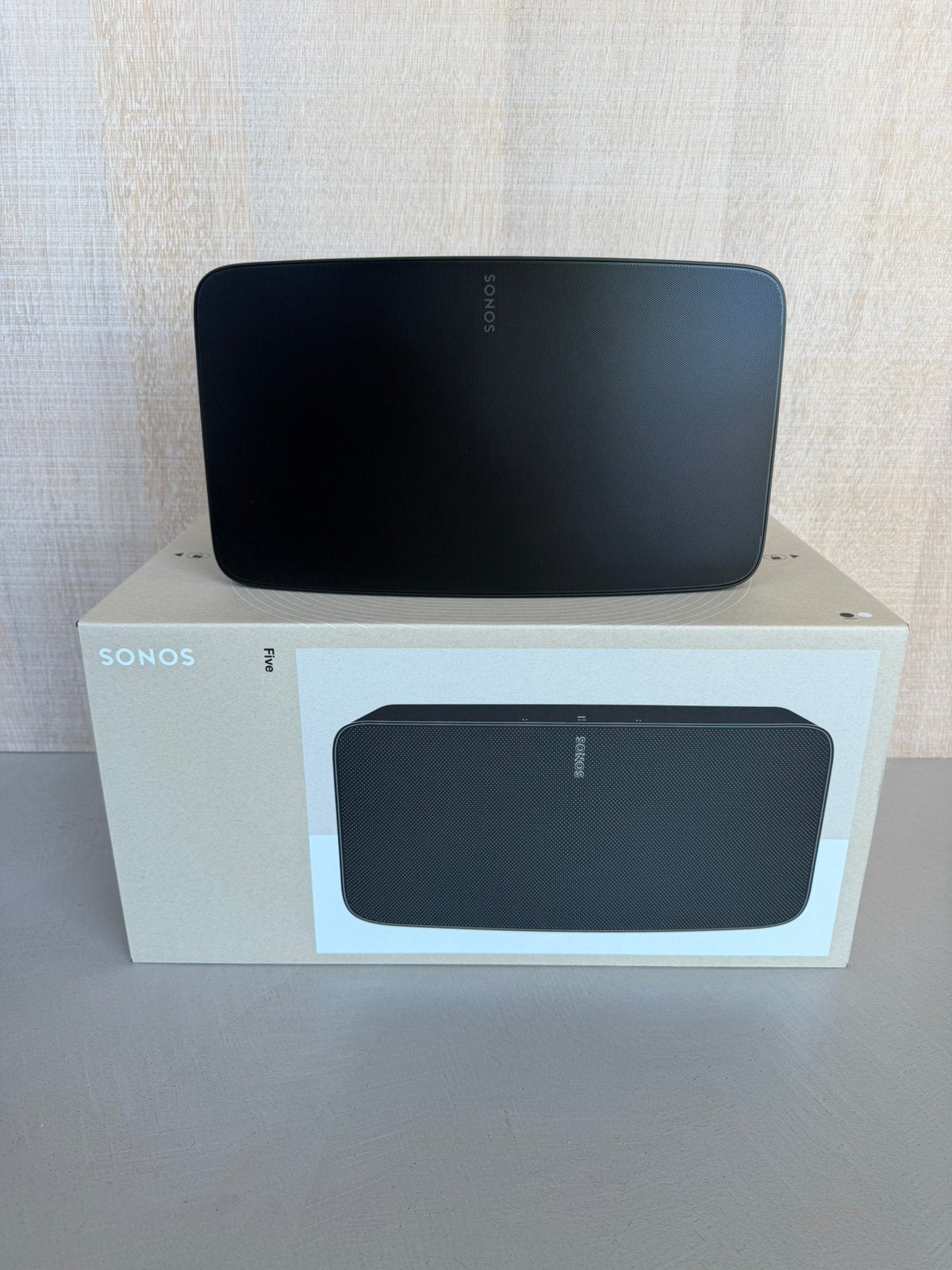 Sonos Five – Zwart – Nieuwstaat – Factuur SONOS – Garantie, Ophalen of Verzenden, Zo goed als nieuw, Sonos