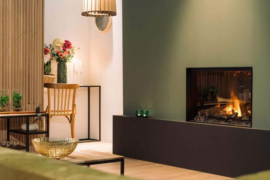 Faber elektrische haard E-matrix 800/500 front, Huis en Inrichting, Haarden, Ophalen, Nieuw, Inbouwhaard, Elektrische haard
