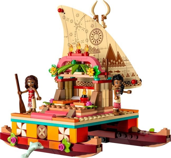 Lego Disney  princess 43210 Moana's Navigatieboot, Lego, Ophalen of Verzenden, Zo goed als nieuw, Disney