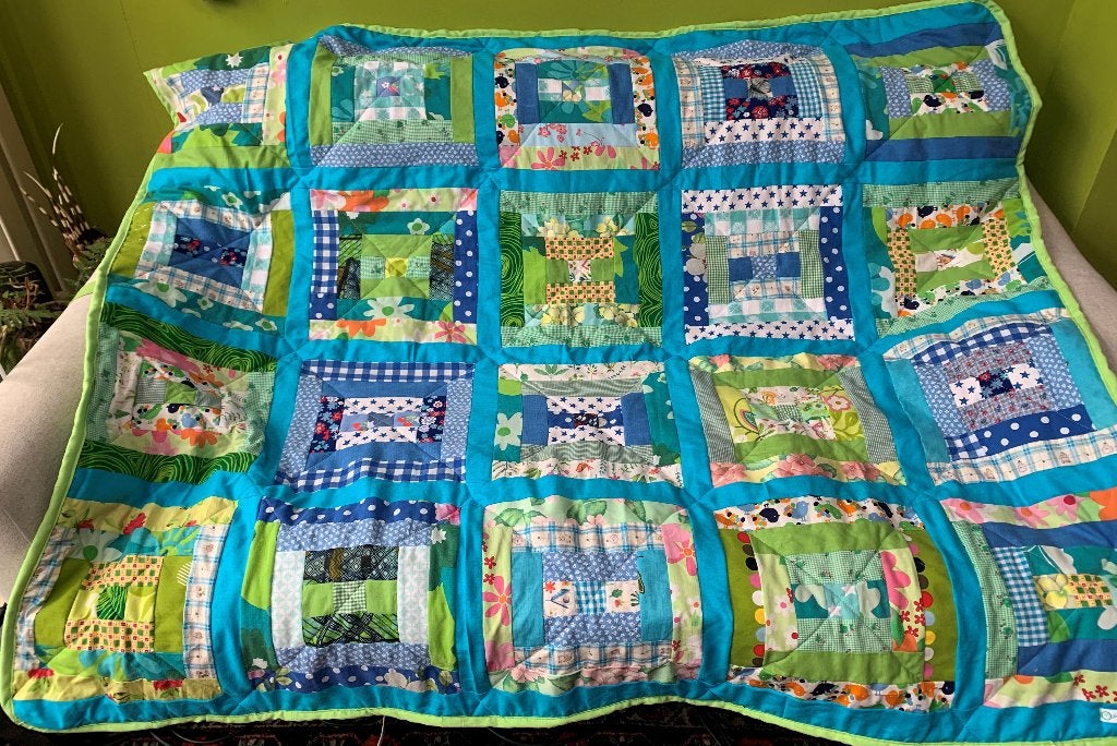 Custommade patchwork en herinneringsdekens van Pippa & Lies, Huis en Inrichting, Overige kleuren, Nieuw, Gevoerd, Ophalen of Verzenden