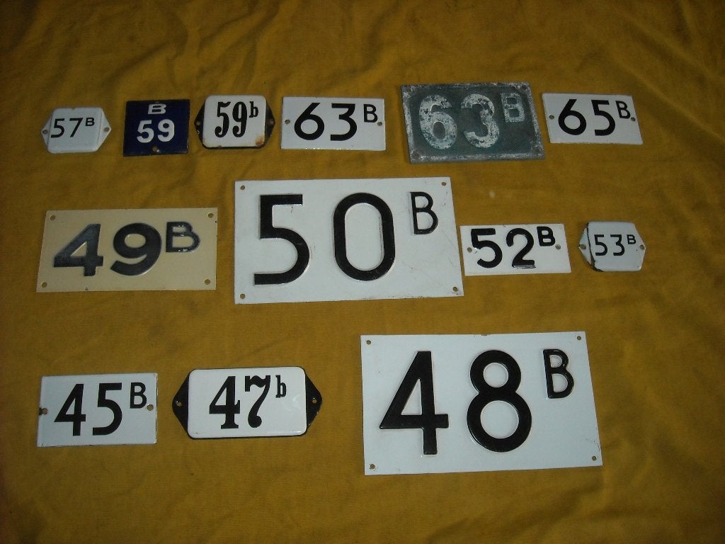 huisnummer 45b 47b 48b 48b 50b 52b 53b 57b 59b 63b 65b b, Ophalen of Verzenden