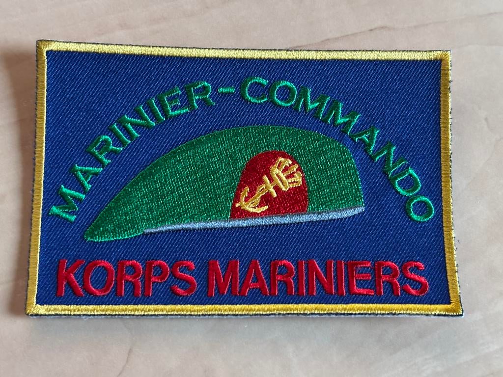 Embleem marinier commando, Verzamelen, Militaria | Algemeen, Verzenden, Landmacht, Nederland, Embleem of Badge