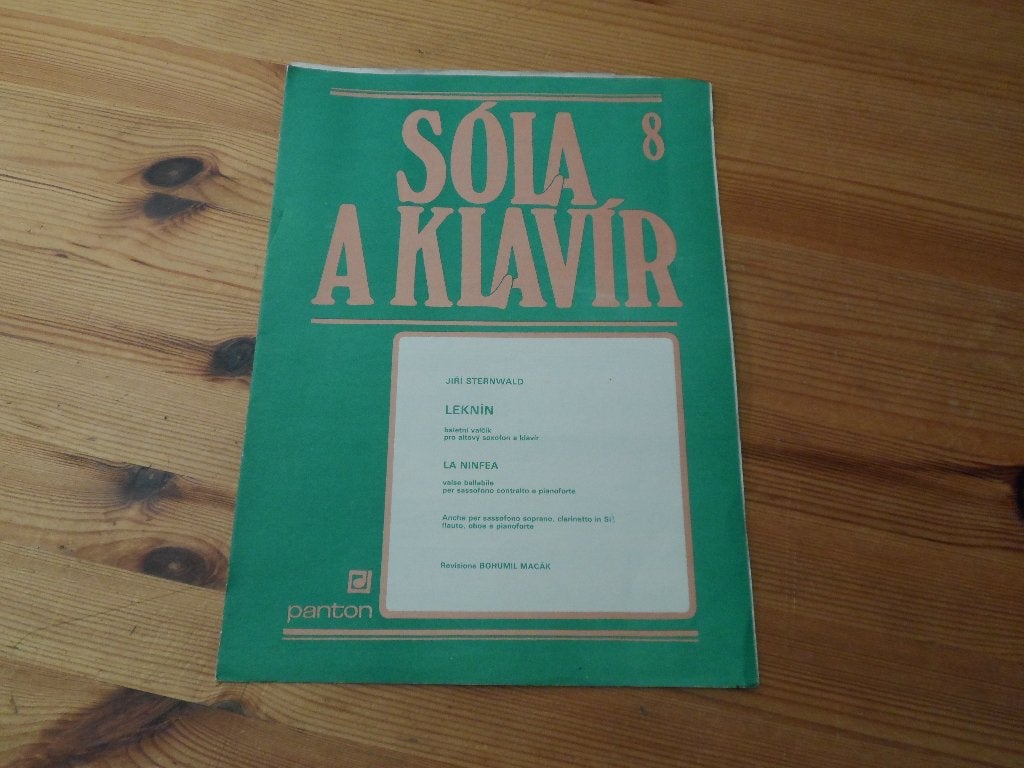 Sola a klavir - jiri sternwald, Gebruikt, Artiest of Componist, Populair, Klarinet