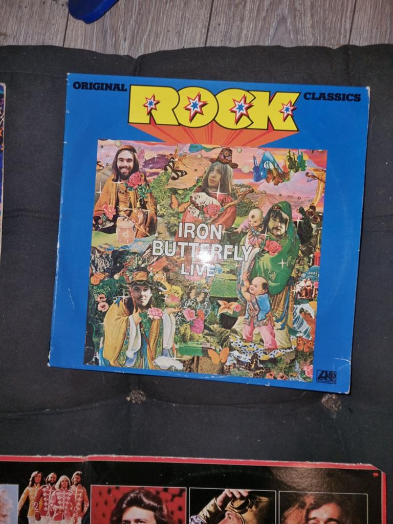Iron Butterfly - Live (Original Rock Classics LP), Gebruikt, Overige genres, Ophalen of Verzenden, 1970 - 1979