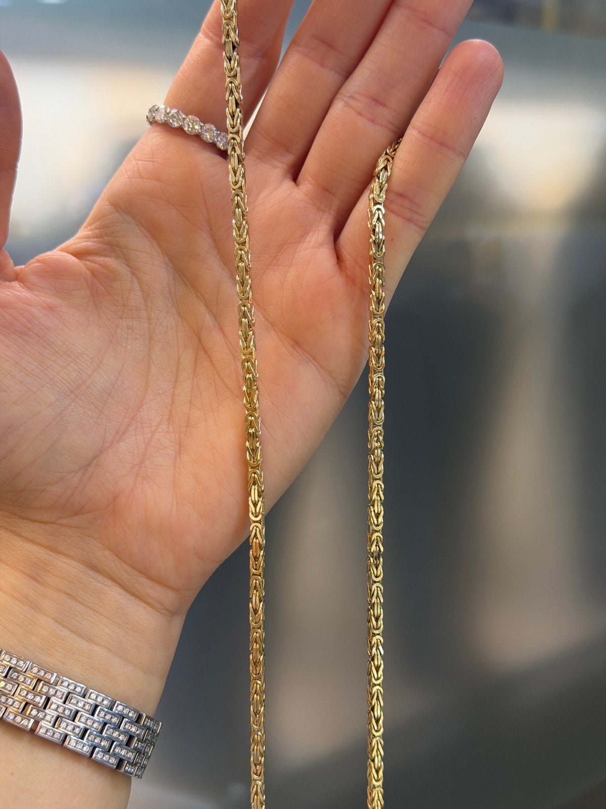 18KT Goud - 50 Gram - Ketting - KONING - Herenketting, Ophalen, Nieuw, Goud