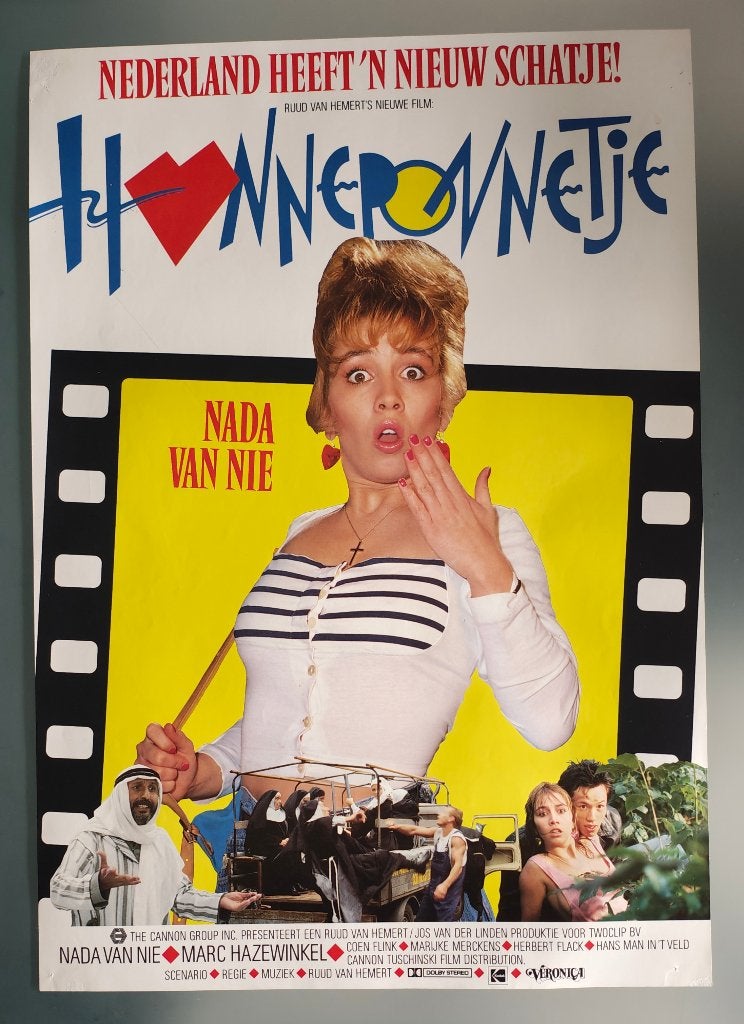 Honneponnetje filmposter, Ophalen, A1 t/m A3, Film en Tv, Rechthoekig Staand