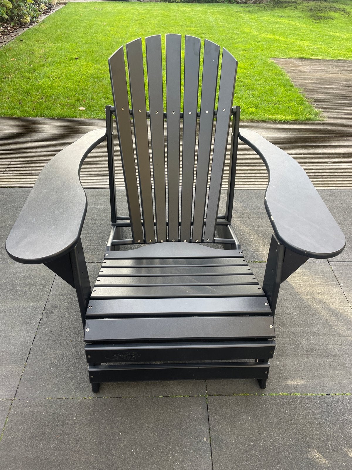 Canadese Bear Chair Adirondack Loungetoel Polywood Kunststof, Ophalen, Gebruikt, Overige materialen