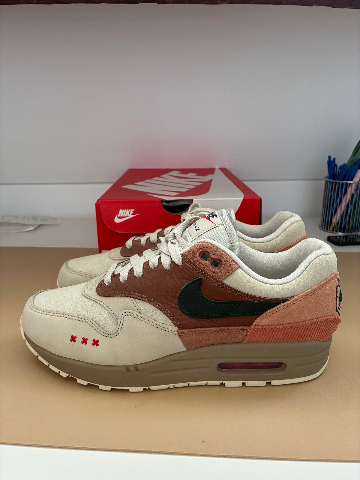 Nike Air Max 1 'Amsterdam' - Maat 41, Overige kleuren, Nieuw, Ophalen of Verzenden, Sneakers of Gympen