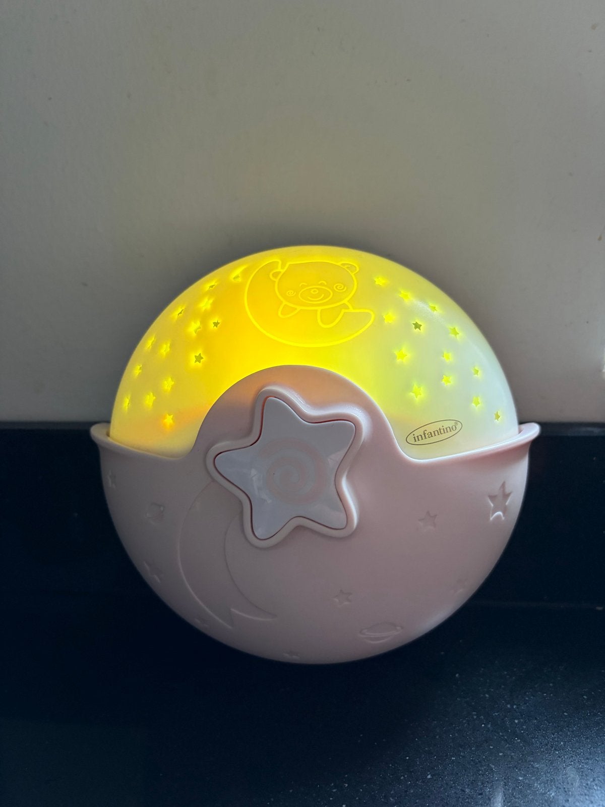Infantino nachtlampje en projector voor baby's, Verzenden, Zo goed als nieuw