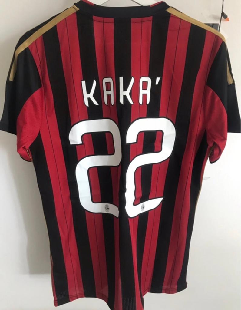 AC Milan retro voetbalshirt Kaka - Maat M, Maat M, Ophalen of Verzenden, Zo goed als nieuw, Shirt