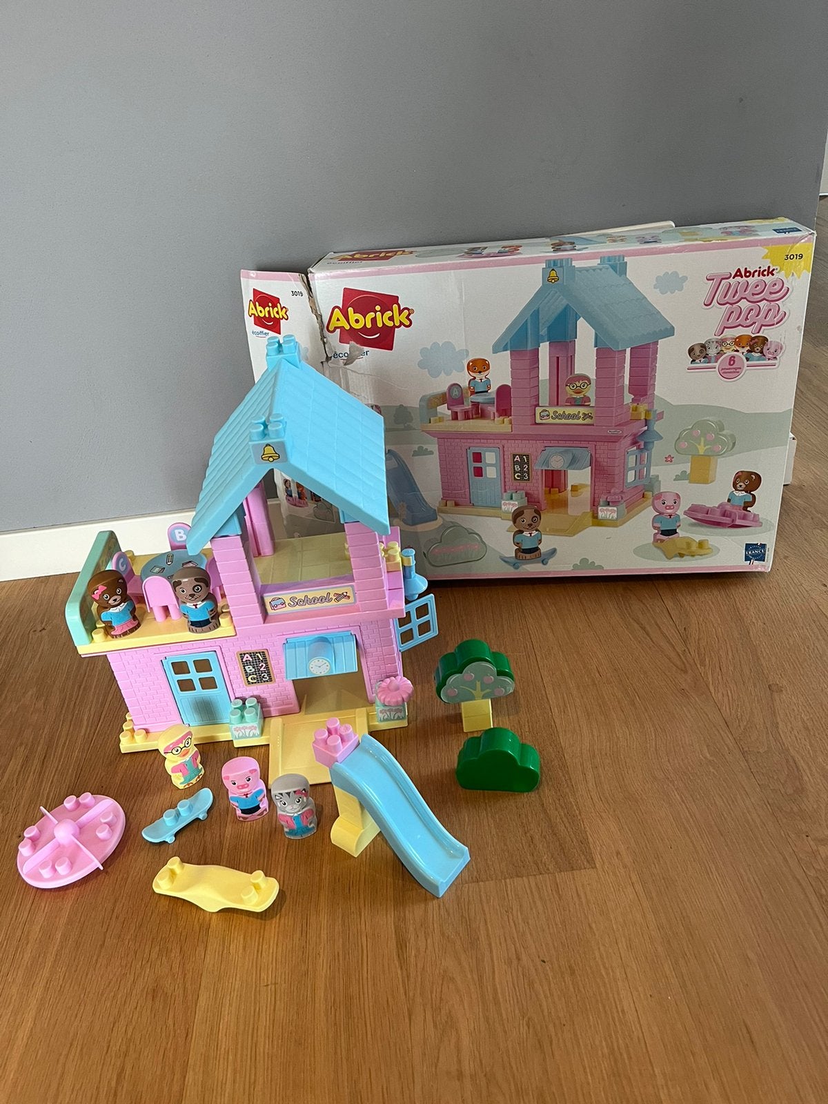 Abrick speel bouw huis 1 blokje mist, Ophalen of Verzenden, Zo goed als nieuw, Poppenhuis