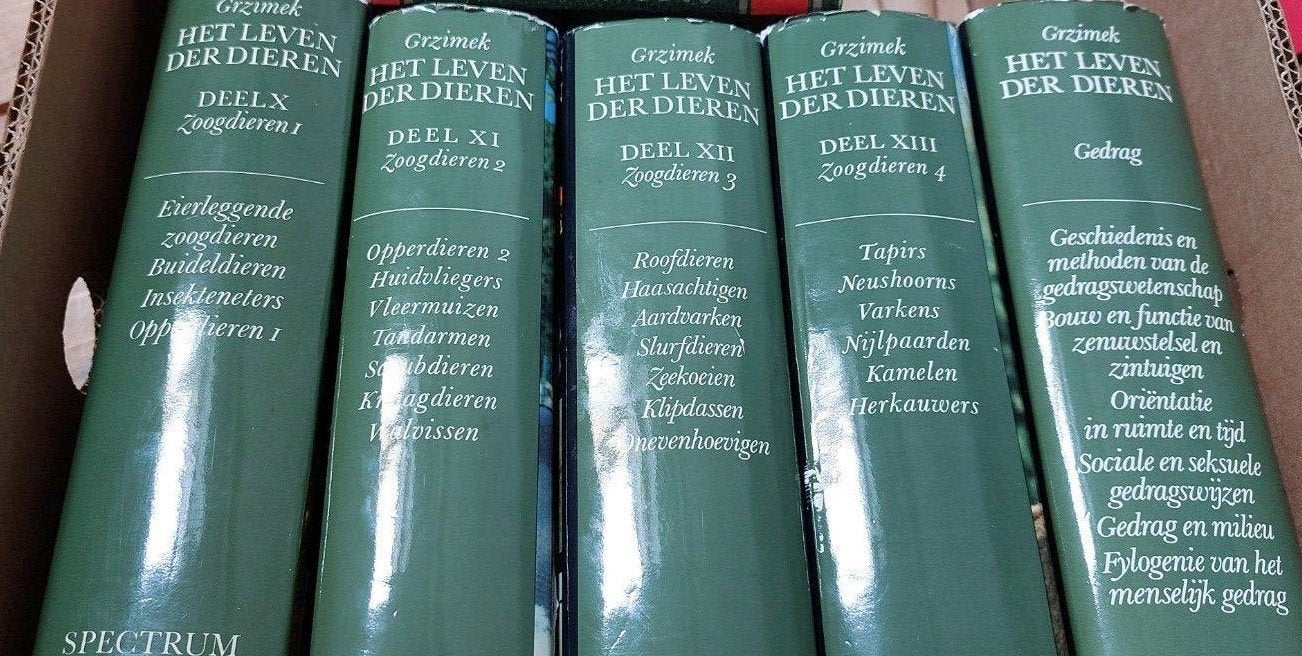 Grzimek's Het Leven der Dieren, Boeken, Ophalen, Gelezen, Natuur algemeen, Bernhard Grzimek