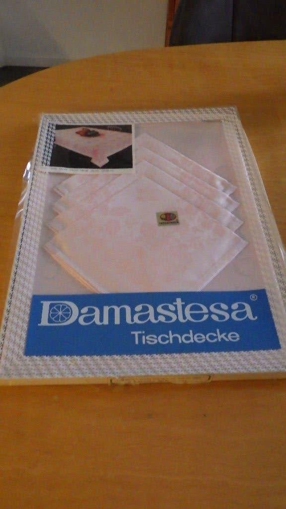 mooi damast tafelkleed, Ophalen of Verzenden, Gebruikt, Rechthoek