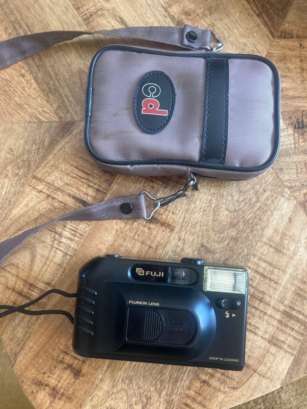 Fuji DL-7 Compact Camera met Tasje, Ophalen of Verzenden, Gebruikt, Compact, Fuji