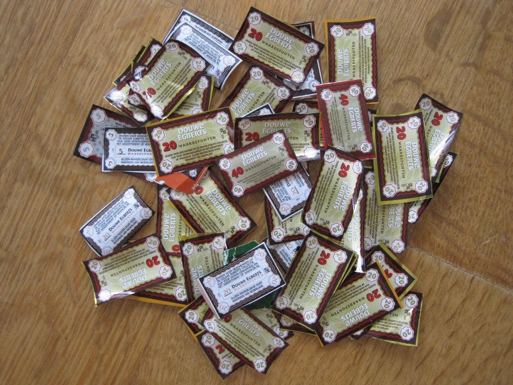 2000 Douwe Egberts waardepunten - Spaar snel voor cadeaus!, Ophalen of Verzenden, Koffie of Thee, Zegels, Bonnen of Punten