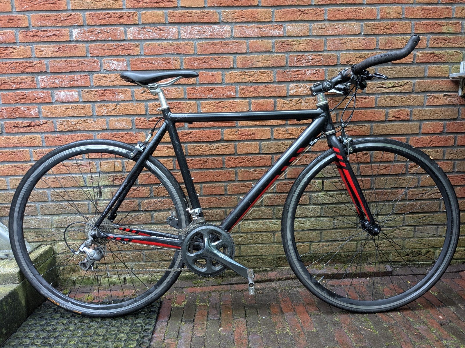 Hybride Racefiets - mt 54, Fietsen en Brommers, Fietsen | Racefietsen, Ophalen