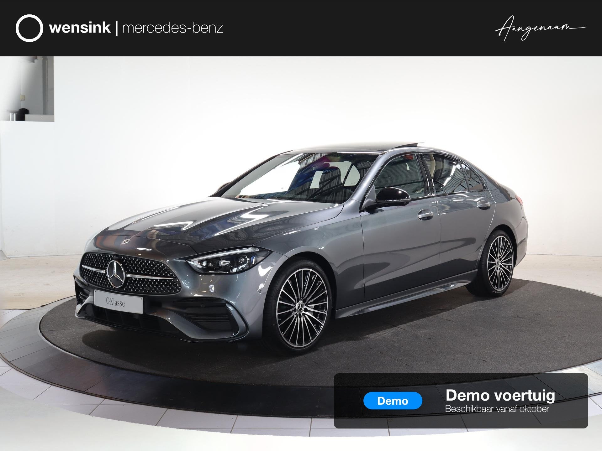 Mercedes-Benz C-klasse 180 Business Solution AMG | Night | P, Auto's, Mercedes-Benz, Automaat, 1800 kg, Automatische klimaatregeling