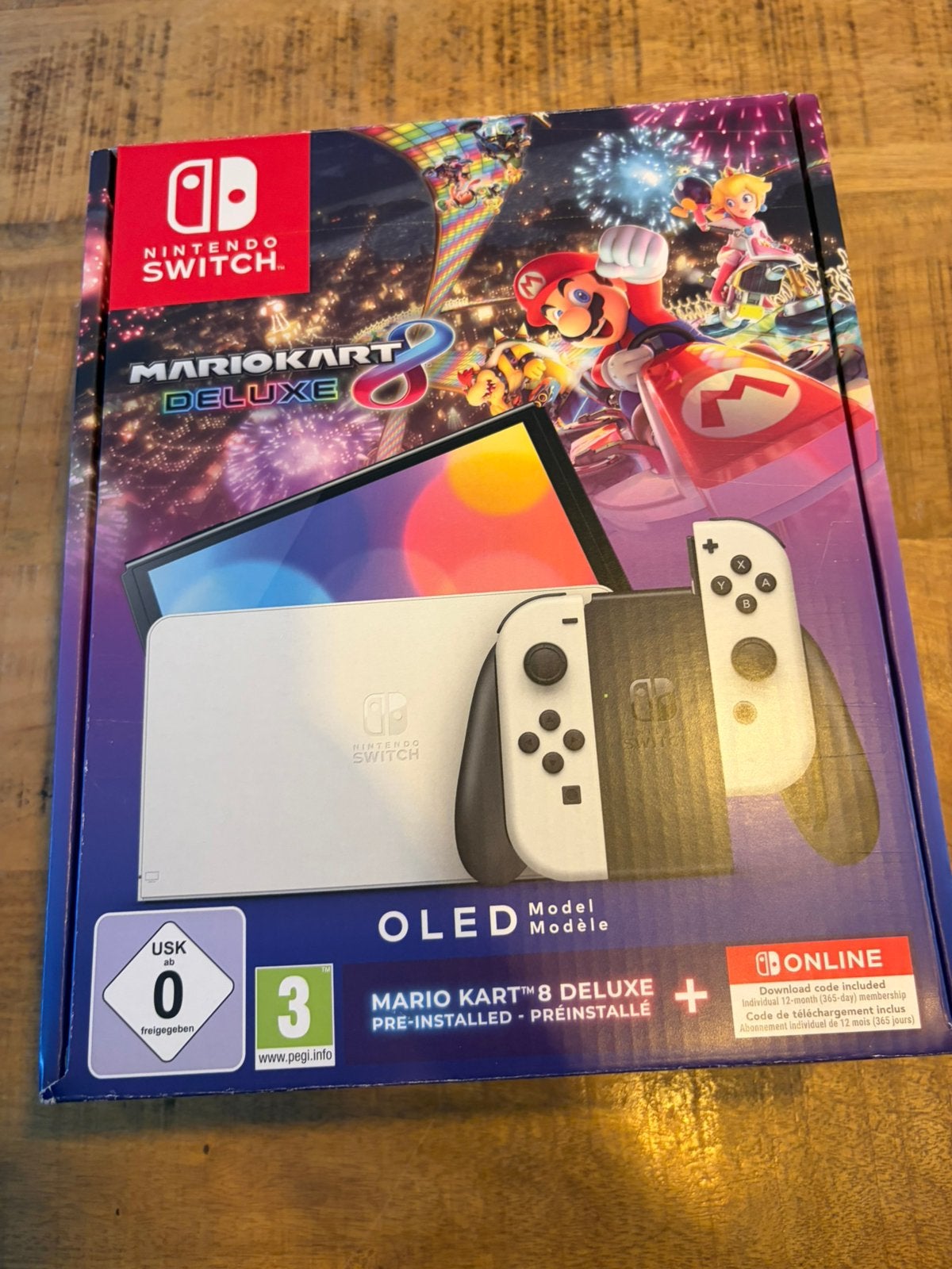 Switch Oled + extra Joycons + 2 games +Nog 3 mnd garantie, Ophalen of Verzenden, Zo goed als nieuw, Met 2 controllers, Switch Original