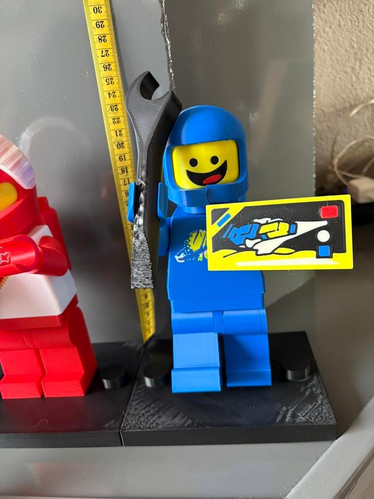 3D geprinte lego figuur, Ophalen, Zo goed als nieuw