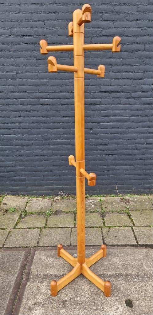 vintage houten kapstok/retro staande kapstok, Verzamelen, Retro, Ophalen, Huis en Inrichting