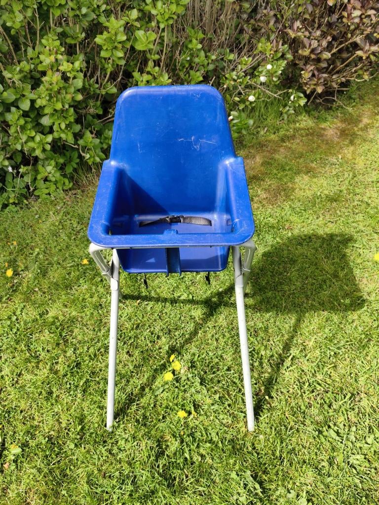 Blauwe inklapbare camping kinderstoel, Ophalen