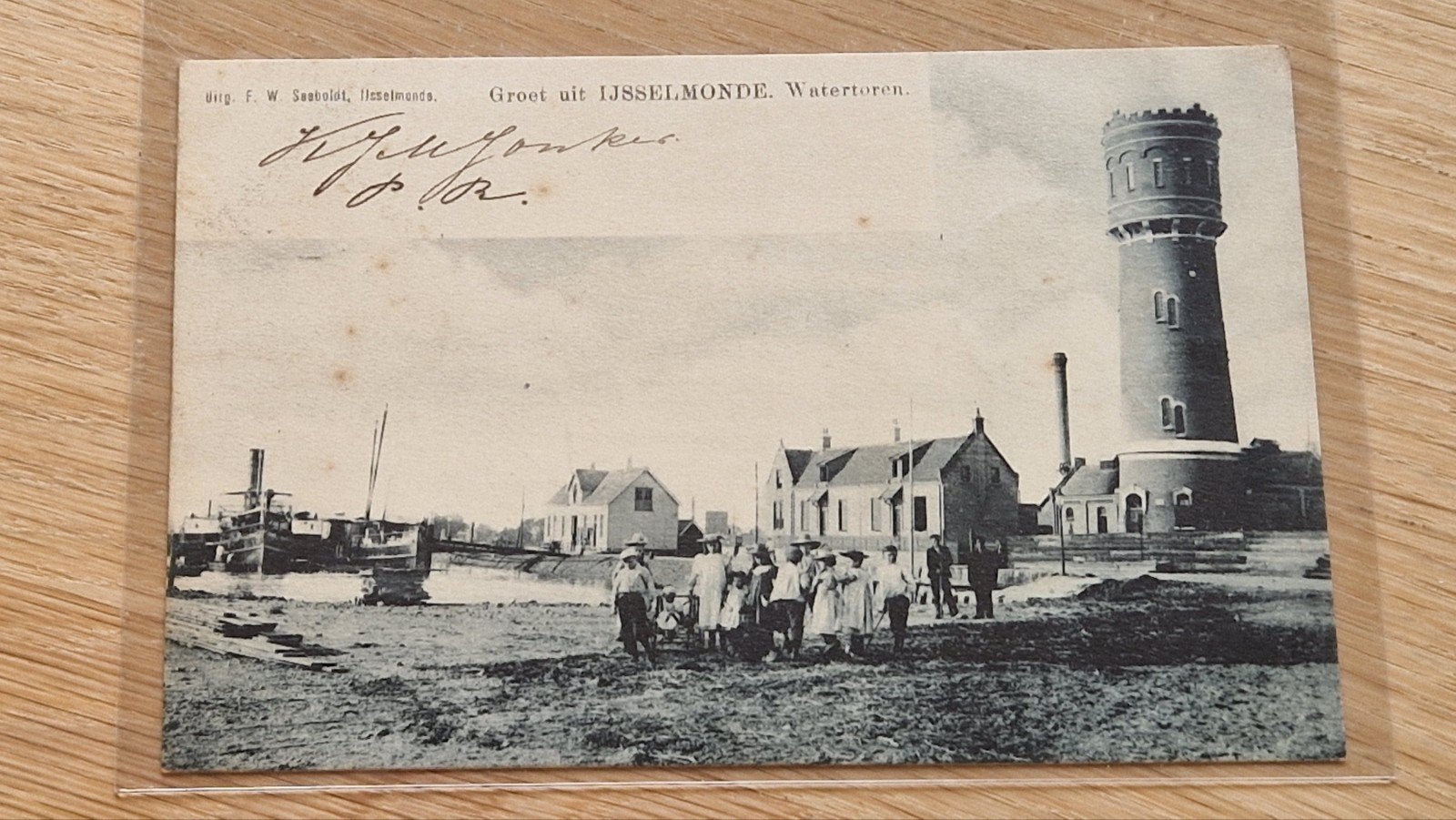 Ijsselmonde veerdam watertoren, Ophalen of Verzenden, Voor 1920, Zuid-Holland