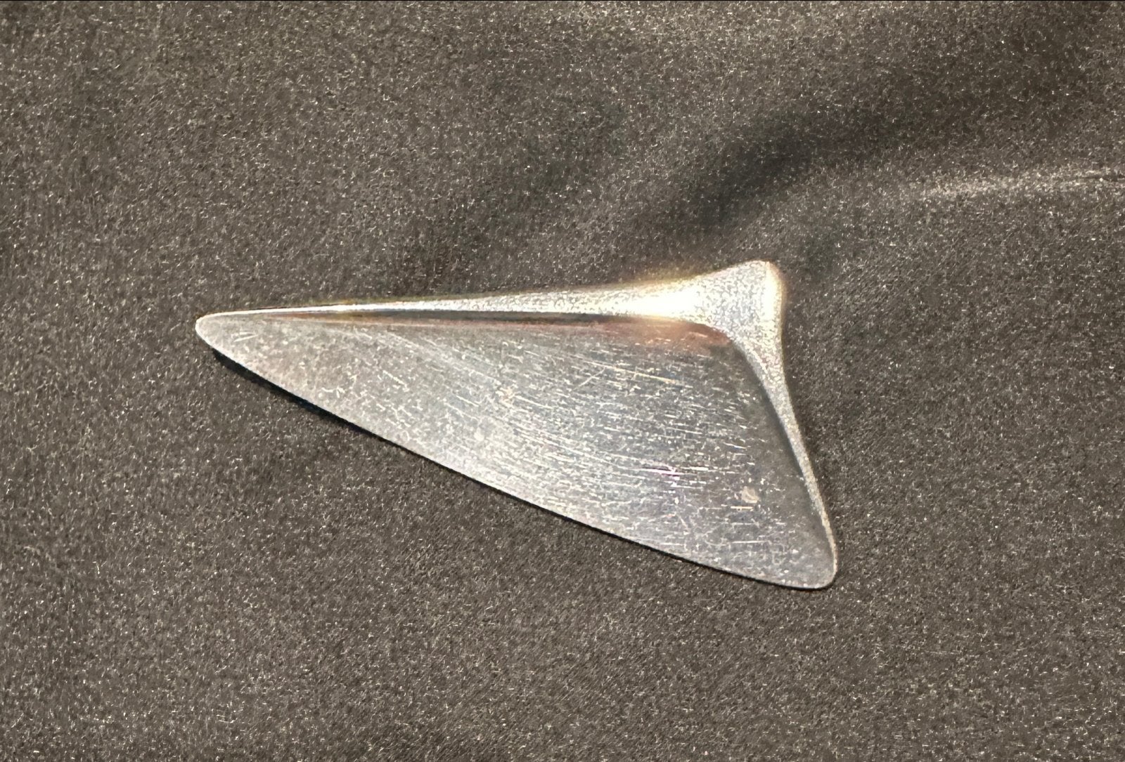 Vintage Georg Jensen Sterling Zilveren Broche #327, Ophalen, Gebruikt, 4 tot 7 cm, Zilver
